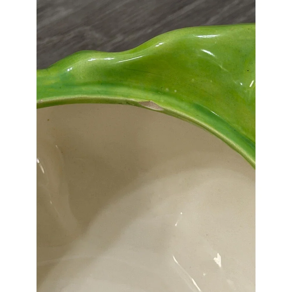 Vintage Holland Mold Bake & Serve Cabbage Tureen with Lid  (Chipped)